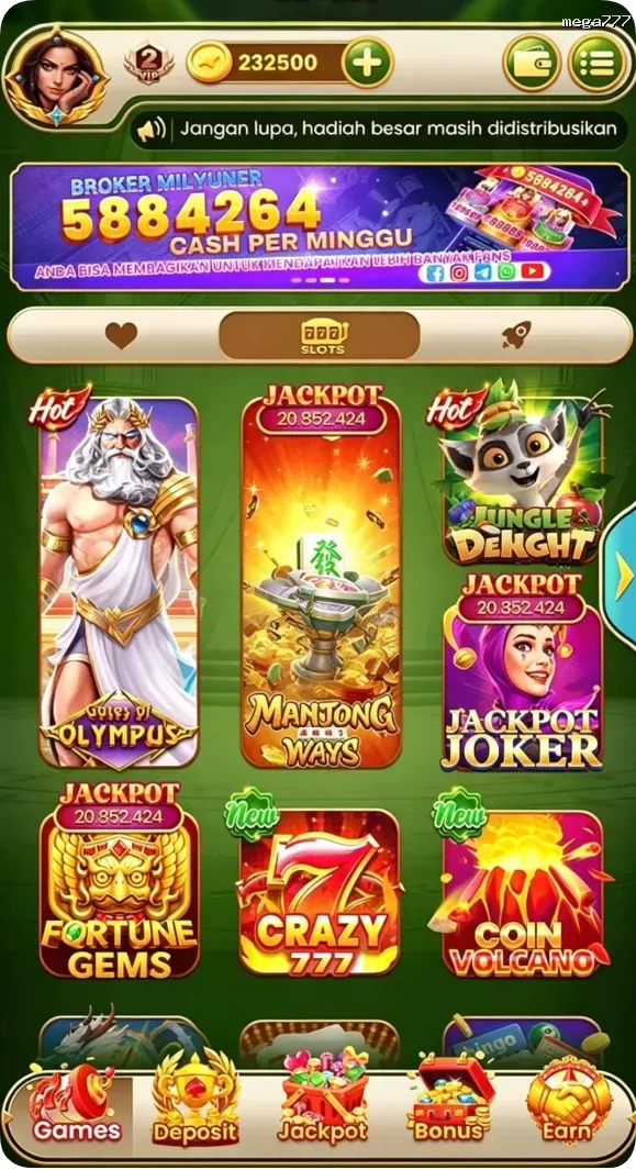 mega777 Preview - Resmi Unduh